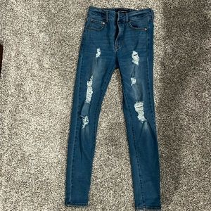 High rise jegging